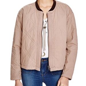 Free People Linear Quilted Bomber Jacket Size XS
